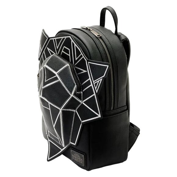 NWT Loungefly Black Panther 3D Geometric Mini Backpack - Picture 3 of 7